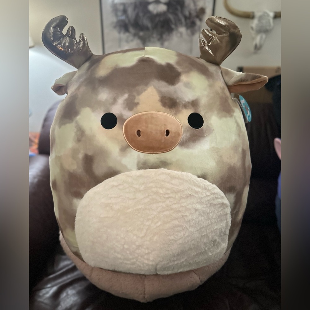 Squishmallows Greggor the Marbled Moose 24”- NWT